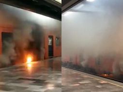 Se incendió un vagón en el la Línea 5 del Metro de la CDMX. ESPECIAL