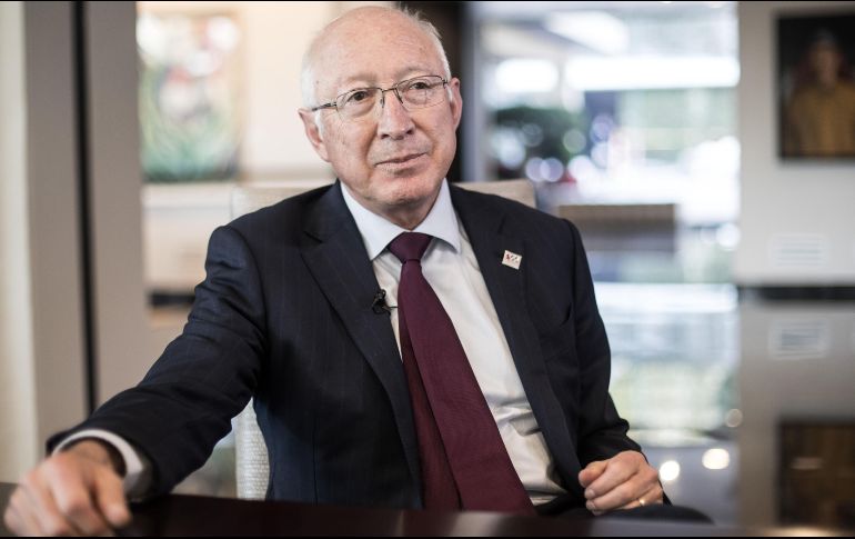 Ken Salazar externó su esperanza de que se logre la extradición de Ovidio Guzmán a Estados Unidos. SUN/ARCHIVO