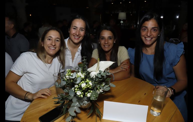 Sara Ruiz, Alicia Blanco, Paola Armesto y Daniela Banchero. GENTE BIEN JALISCO/Claudio Jimeno