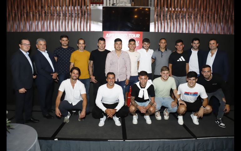 Competidores de Padel con Pablo Taboada, Rafael Salín y José Enrique Ponce de León. GENTE BIEN JALISCO/Claudio Jimeno