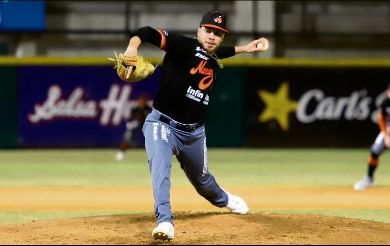 Tyler Alexander se mostró dominante como abridor de los Naranjeros de Hermosillo. ESPECIAL