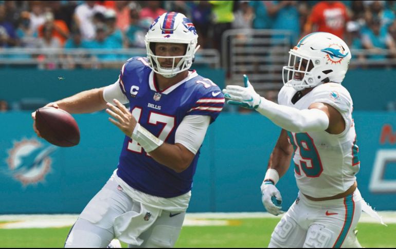 Uno de los duelos más atractivos de esta ronda de comodines es el que sostendrán Miami y Buffalo en el Highmark Stadium. AFP/Archivo