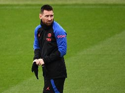 Lionel Messi termina su contrato con el PSG el próximo verano. AP/Chistophe Archambault