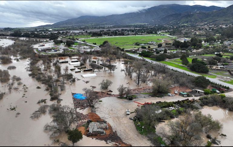 Las lluvias han dejado inundaciones en gran parte del estado. J. Sullivan/AFP