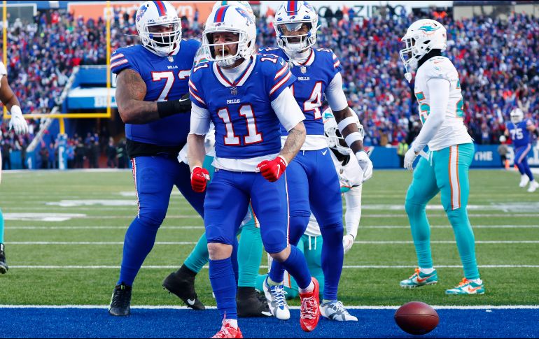 Los Bills sufrieron hasta el final para derribar a un rival muy digno. AP/Jeffrey T. Barnes