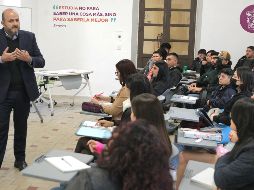El Centro Universitario de Tlaquepaque (CUTlaquepaque) inició operaciones con clases para 240 alumnos en la sede temporal del Centro Cultural El Refugio. EL INFORMADOR / A. Camacho