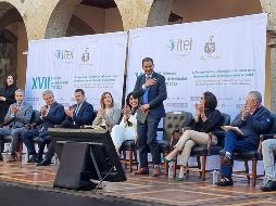 Salvador Romero Espinosa presentó su informe de actividades al frente del Instituto de Transparencia, Información Pública y Protección de Datos Personales del Estado. EL INFORMADOR/R. Rivas