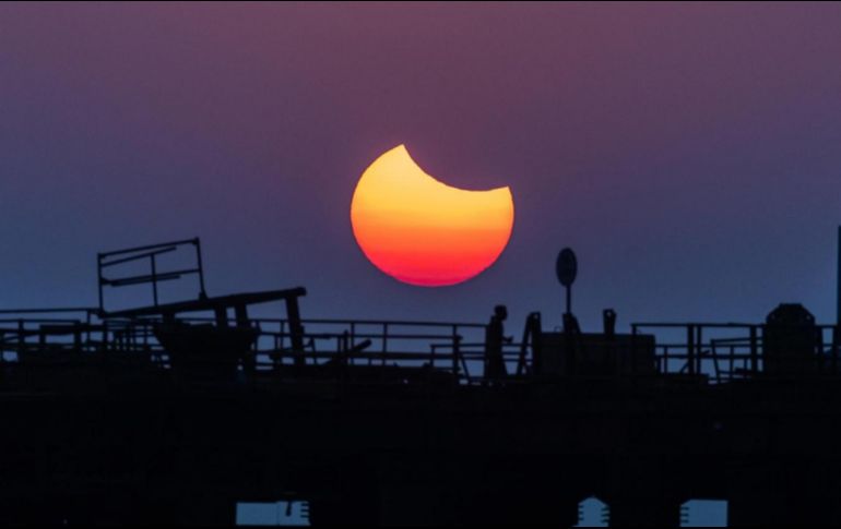 El eclipse anular se podrá ver solo desde la Península de Yucatán. SUN