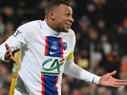 Kylian Mbappé se convirtió en el primer jugador en hacer 5 goles para el PSG. AFP/Francois Lo Presti