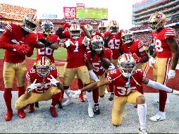 La defensa de los 49ers es la que menos puntos en contra permitió en toda la campaña. AFP/L. Cunningham