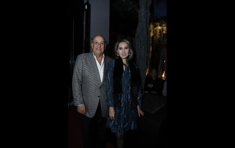 Víctor Arriola y Elka Boutier. GENTE BIEN JALISCO/Claudio Jimeno