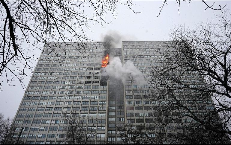 El incendio empezó en el piso 15. Ch. Rex/AP