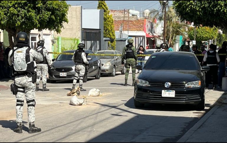 Esta tarde se registró una balacera en Postes Cuates y hay un policía herido. ESPECIAL
