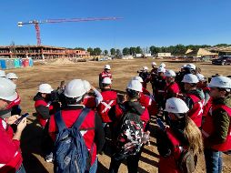 Se llevó a cabo un recorrido en donde se mostró el avance que lleva La Academia. Twitter/@AtlasFC