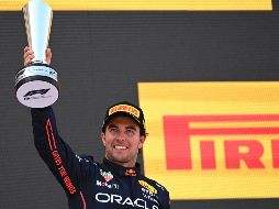 CHECO PÉREZ. Los aficionados del deporte motor no han dejado pasar la oportunidad y han dedicado mensajes al jalisciense, de quien presumen sentirse orgullosos cada vez que tienen oportunidad. AFP / ARCHIVO