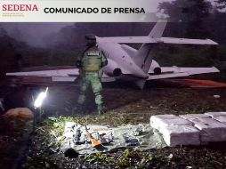 Fue gracias al sistema de vigilancia de la Sedena que se detectó que había una aeronave no identificada proveniente de Sudamérica en San Quintín, Chiapas. Twitter / @SEDENAmx