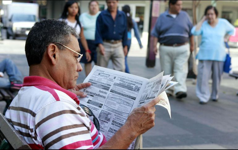 Son cerca de 300 mil empleos formales los que se perdieron en diciembre del año que acaba de concluir. EL INFORMADOR / ARCHIVO
