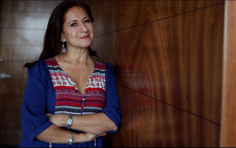 Martha Alicia Chávez promocional su reciente libto “Los porqués del insomnio”. Martha Alicia Chávez. EL INFORMADOR • ARCHIVO.