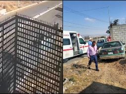 Un auto Chrysler Shadow color verde a toda velocidad chocó contra una camioneta y arrolló a la familia. ESPECIAL/CAPTURA DE VIDEO