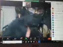 El desconocido irrumpió en la reunión por Zoom. SUN