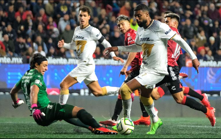 Los Xolos tienen 12 juegos sin disfrutar de una victoria. AFP/G. Arias