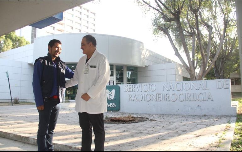 Ignacio extendió su agradecimiento al IMSS por la atención recibida. CORTESÍA/ IMSS