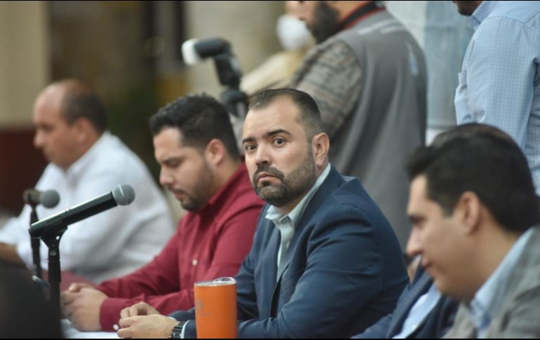 Gerardo Quirino Velázquez Chávez, coordinador de la fracción de Movimiento Ciudadano en el Congreso estatal. EL INFORMADOR/ RODRIGO RIVAS