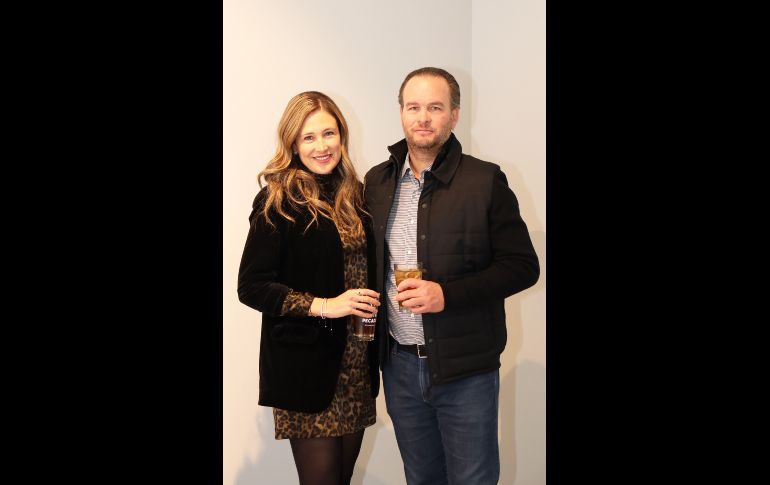 Oscar Beckham y Marifer Mercado. GENTE BIEN JALISCO/Christian Pérez