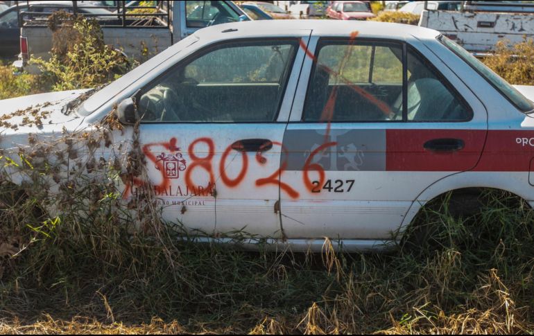 Las unidades abandonadas podrán ser trasladadas a los depósitos donde se convertirán en chatarra. EL INFORMADOR/ ARCHIVO