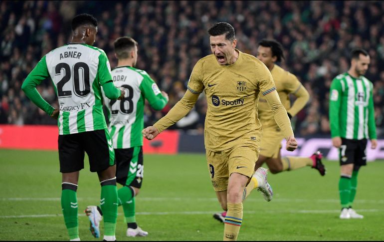 Con la victoria, el conjunto azulgrana llegó a 50 puntos en España. AFP/Cristina Quicler