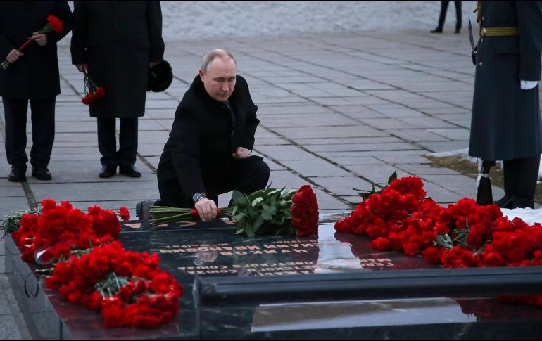 Putin aprovechó también su intervención para negar el aislamiento de Rusia y asegurar que el país sigue teniendo muchos amigos. AP/K. Zavrazhin