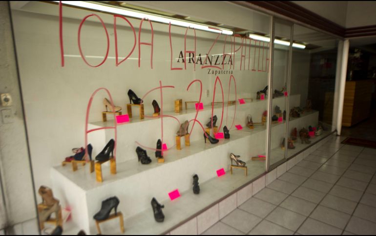 Desde hace varios años se ha presentado una crisis de ventas en Esteban Alatorre que ha ocasionado que varios comerciantes abandonen los locales. EL INFORMADOR/ARCHIVO