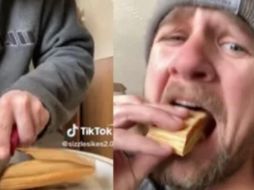 El joven lo partió en pedazos para calentarlo, pero no le quitó la hoja. ESPECIAL