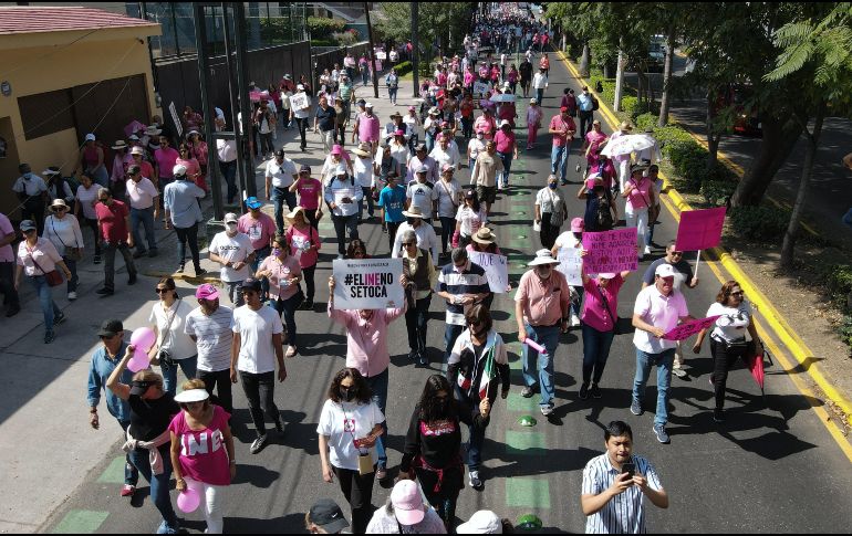 La manifestación contra la reforma electoral se llevará a cabo en Guadalajara el 26 de febrero. EL INFORMADOR/ ARCHIVO