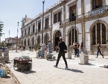 Las obras afuera de la Prepa 1 serán inauguradas en dos semanas. EL INFORMADOR/ CARLOS ZEPEDA