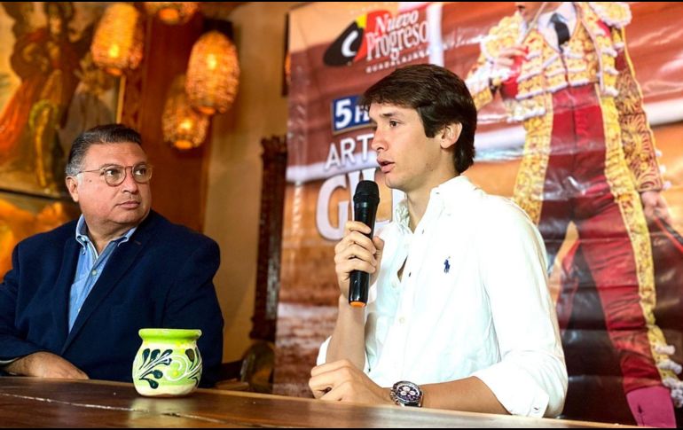 El diestro lagunero se presentó en Guadalajara como novillero en el 2020. ESPECIAL/Ricardo Sotelo