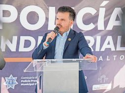 El Alcalde Ricardo Santillán destacó la unión de esfuerzos en pro de la seguridad. CORTESÍA