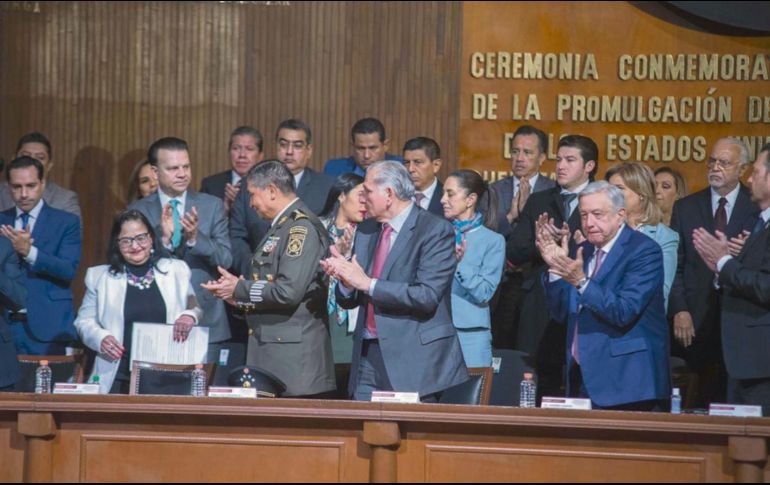 Norma Piña convocó a trabajar para, según lo que indica la Constitución, “dar ejemplo de que en la unidad nacional somos dignos herederos de nuestra historia”. EL UNIVERSAL