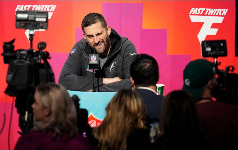 Nick Sirianni espera que su equipo pueda coronarse el próximo domingo. AP/Ross D. Franklin