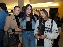 Dominique Dornbier, Mariana Hernández y Victoria Ortiz. GENTE BIEN JALISCO/Claudio Jimeno