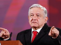 El Presidente señaló que se está revisando si se terminó con el proyecto ejecutivo del proyecto ferroviario y si se compró todo el derecho de vía para el paso del tren. EFE / I. Esquivel