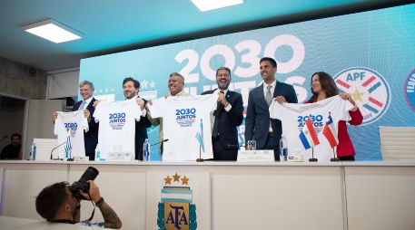 Sudamérica compite con España-Portugal-Ucrania por la sede; se espera que Marruecos en solitario y la conjunción de Arabia Saudita-Egipto-Grecia también se postulen. XINHUA/M. Zabala