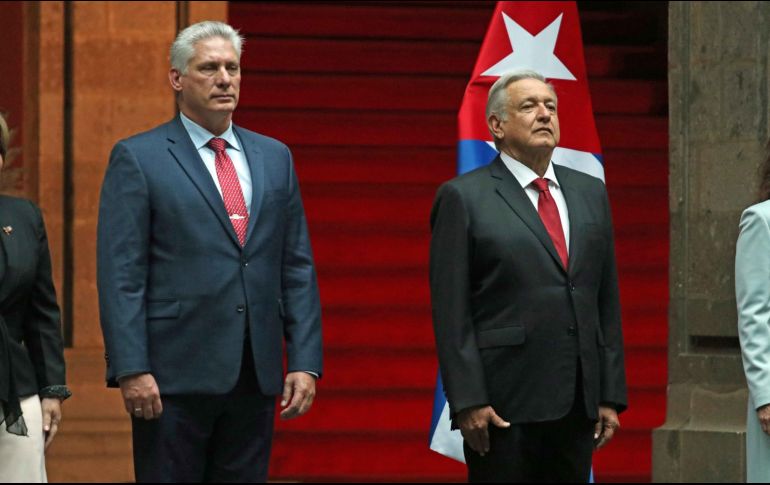 La condecoración será entregada en la ciudad de Campeche el 11 febrero, en el marco del encuentro que sostendrá López Obrador con Díaz-Canel. SUN/ARCHIVO