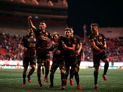 Los Xolos llegaron a siete puntos, mientras que el Atlético San Luis se mantiene con ocho unidades. IMAGO7/A. Gutiérrez