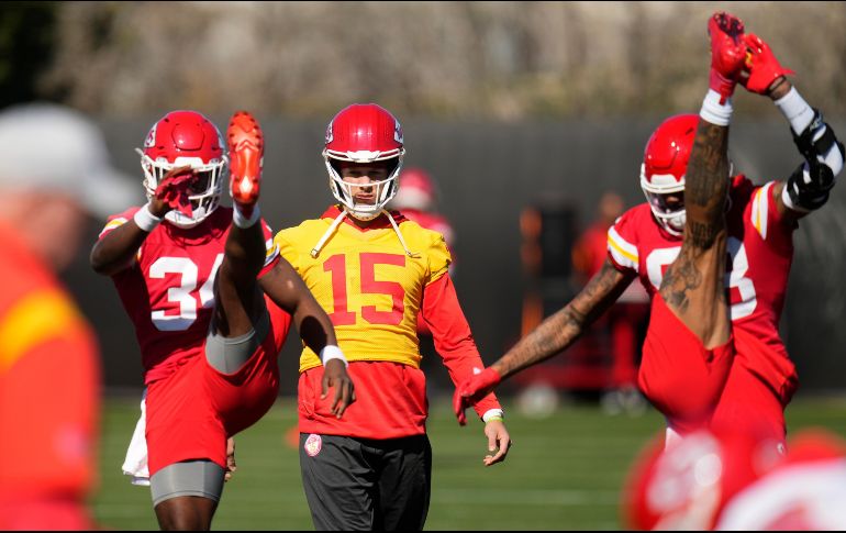 Patrick Mahomes se encuentra bien de su esguince de tobillo. AP/R. Franklin