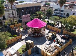 El Carrusel Tapatío se ubica en el Jardín Reforma en el Centro Histórico de Guadalajara, sobre avenida Alcalde y la calle San Felipe. EL INFORMADOR/ ARTURO NAVARRO