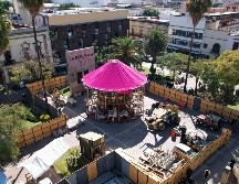 El Carrusel Tapatío se ubica en el Jardín Reforma en el Centro Histórico de Guadalajara, sobre avenida Alcalde y la calle San Felipe. EL INFORMADOR/ ARTURO NAVARRO