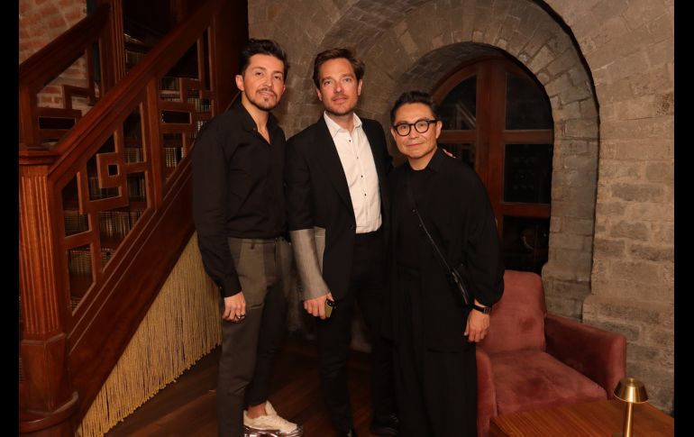 Baptiste Demay, Rodrigo Wok y Jesús Martínez. GENTE BIEN JALISCO/Christian Pérez