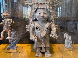 Exhiben nuevos hallazgos de deidades mayas en el Convento de San Miguel Arcángel. EFE/M. López