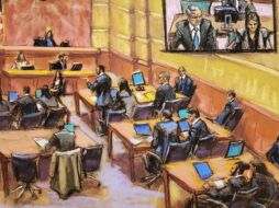 Los 12 miembros del jurado fueron elegidos tras varios días de cuestionamientos en la corte. ESPECIAL